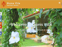 Tablet Screenshot of dionisvillaunawatuna.com